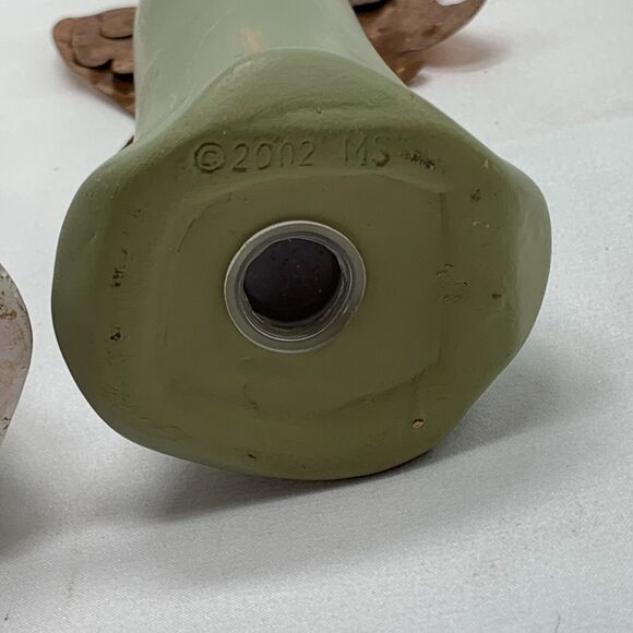 Mindsprings Angels Copper Wings Holding a White Dove 2002 2005 Figurines Basket - Picture 7 of 9